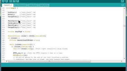 Arduino Mega output sketch part 2