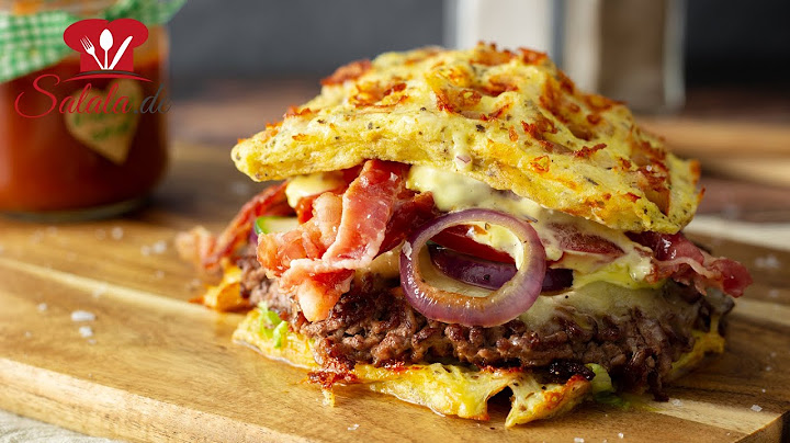 Keto CHAFFLE Smash 🍔 BURGER I das ultimative LOW CARB Burger Rezept