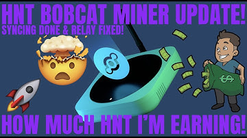 HNT HELIUM BOBCAT 300 MINER UPDATE! Syncing DONE & Relay Issue FIXED! PROFITABILITY REVEALED!