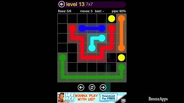 ‪Flow Free 7x7 level 13 (Regular Pack Medium)‬