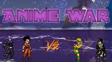 Gohan TP & Hit TP VS Dio K1 V2 & Jotaro K1 V2 in Jump Force Mugen