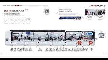 HUAHUA HH688RLK Full servo high speed edge banding machine