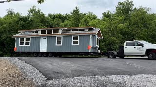 Our NEWEST & LARGEST Model “The Amanda” is 12’x42’ Amish Built & Headed to It’s 1st Festival