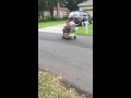 Testing out the hoveround