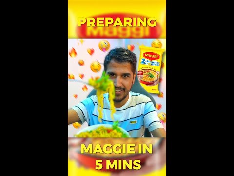 Cooking Maggi in Just 5 Min #Shorts