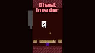 Ghast Invader - a Minecraft arcade game animation #Shorts