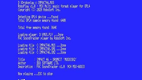 First run of FAC soundtracker with samples on RoboPlay
