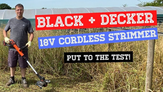 Black+Decker GL350L-B1 350W Grass String Trimmer with Adjustable Handle