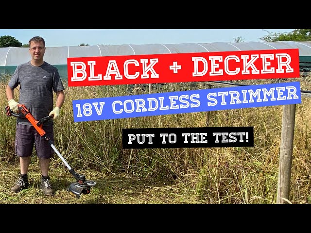 Black & Decker STC1820EPCF-B1 18V 28cm Cordless Grass Trimmer