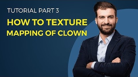 Metasequoia 4 Tutorial Intermediate Level 19 : How to Texture Mapping Of Clown Model 3#phionestudio