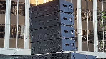 Live JBL VTX A8  CROWN I-Tech 4x3500HD & soundcraft Vi3000 Digital  Console HARMAN PROFESSIONAL