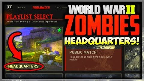 *Nieuwe* WW2 Zombies Headquarters DLC-update, Zombies-contracten, DLC-wapens! (Call of Duty WW2 Z...