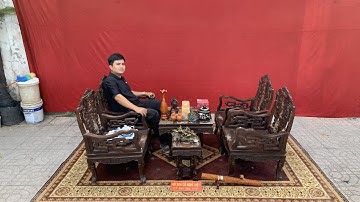 23/12/2024 Bộ bàn ghế gỗ trắc xưa, bộ ấm trà đẹp, đồ gốm sứ, đồ đồng xưa, đồ gỗ xưa