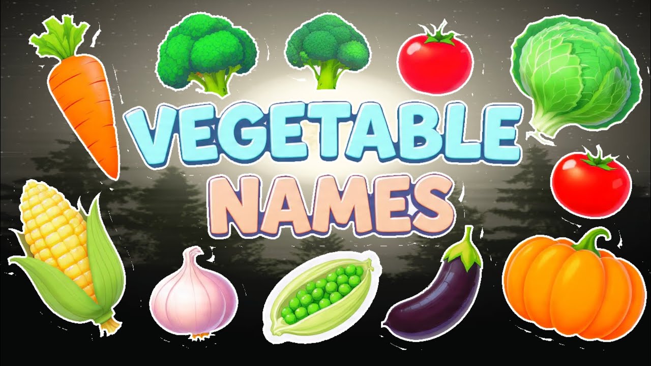 Learn Vegetables Name in English vegetable 🥒🍆| kids education rhyme | kids songs 