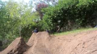 Back yard dirt jumps!