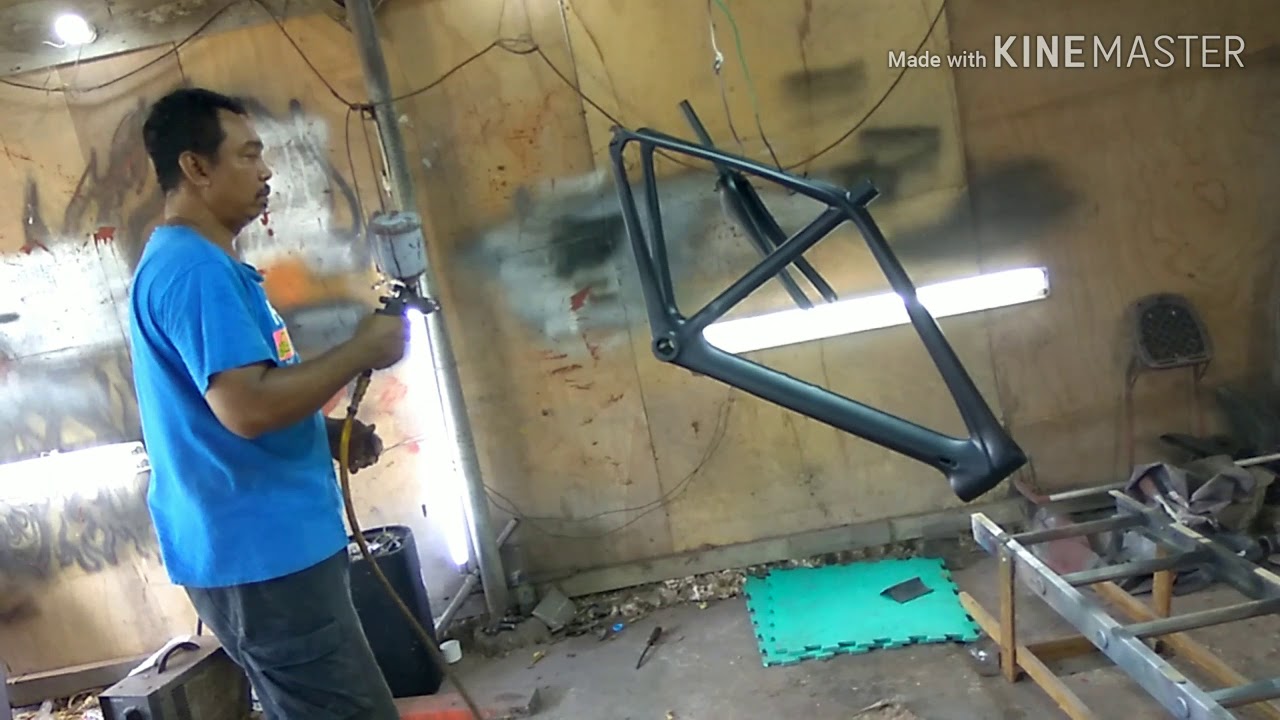 repaint carbon frame