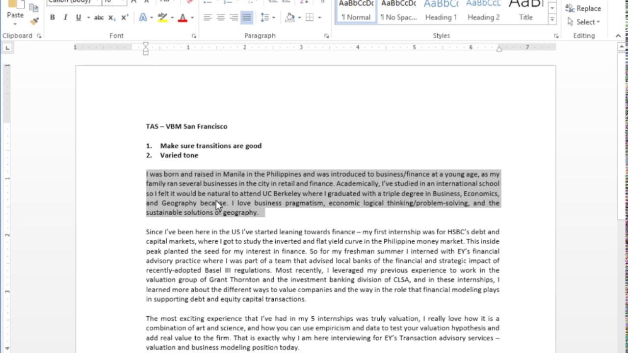 tell me about yourself interview question