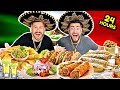 Only Eating MEXICAN Foods For 24 Hours Challenge! (FOOD CHALLENGE)