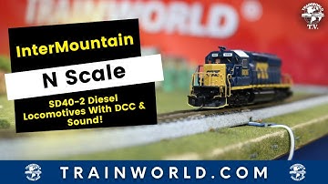 InterMountain N Scale SD40-2 Diesel Locomotives