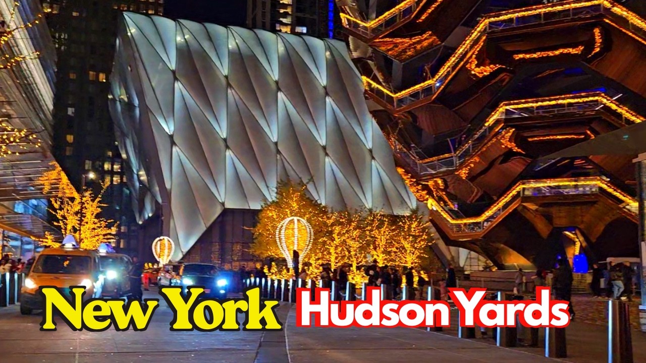 A must-see tourist attraction in winter - Hudson Yards