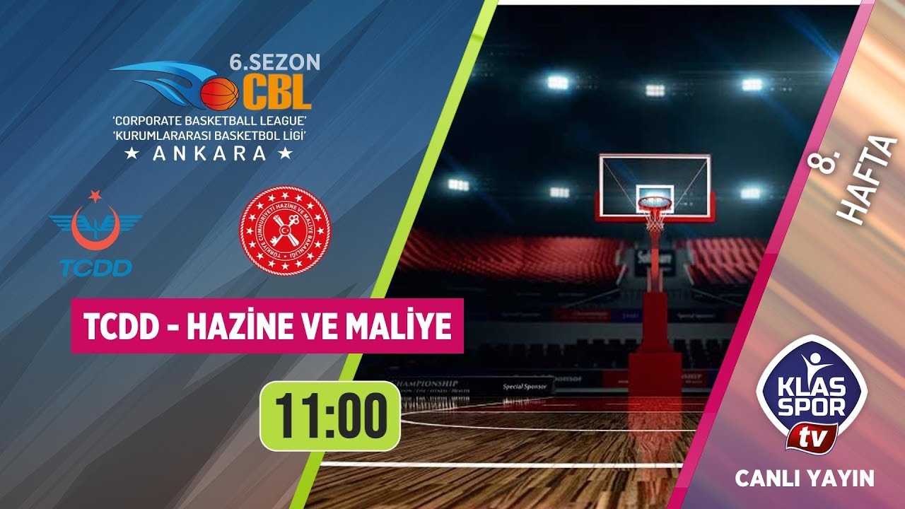 TCDD - Hazine ve Maliye (CBL Ankara 6. Sezon 8. Hafta Maçı) ᴴᴰ
