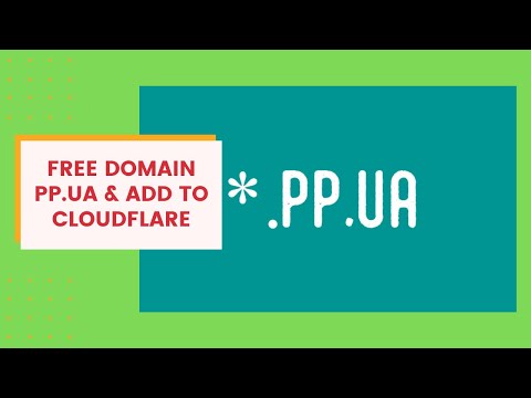 Get Free PP.UA Sub-Domain and Integrated with CloudFlare