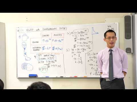 Growth/Decay with Environmental Factors (2 of 2: Example question)