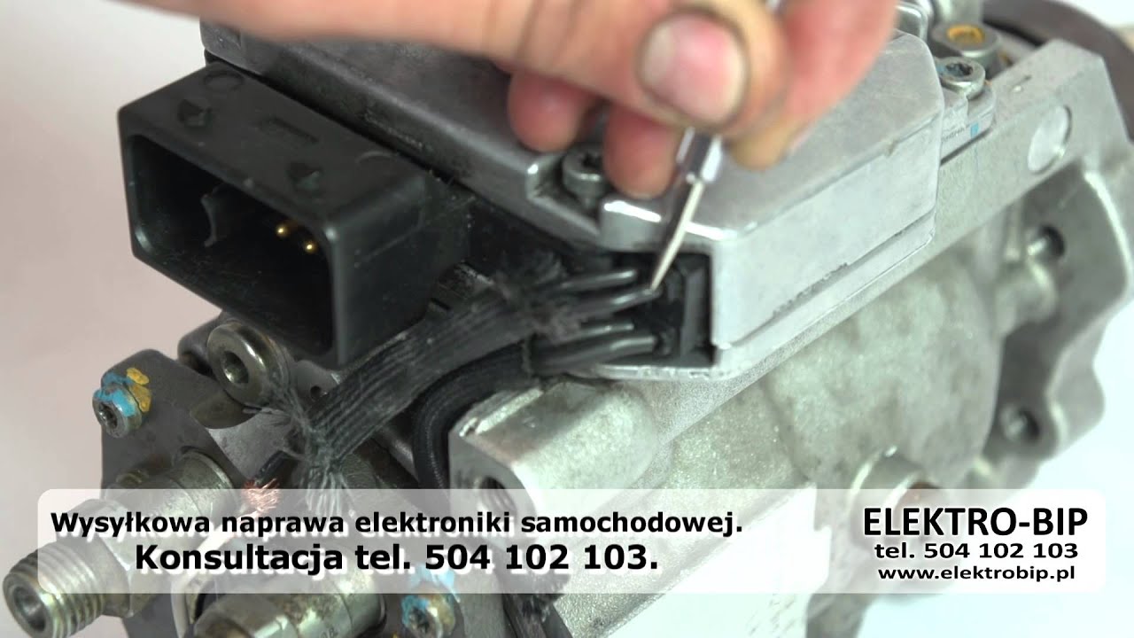 Jak sprawdzić STEROWNIK POMPY vp44 BOSCH Opel 2.0 2.2 DTL