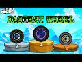 Hill climb racing fastest wheel  speed hack   maxed garage vehicles