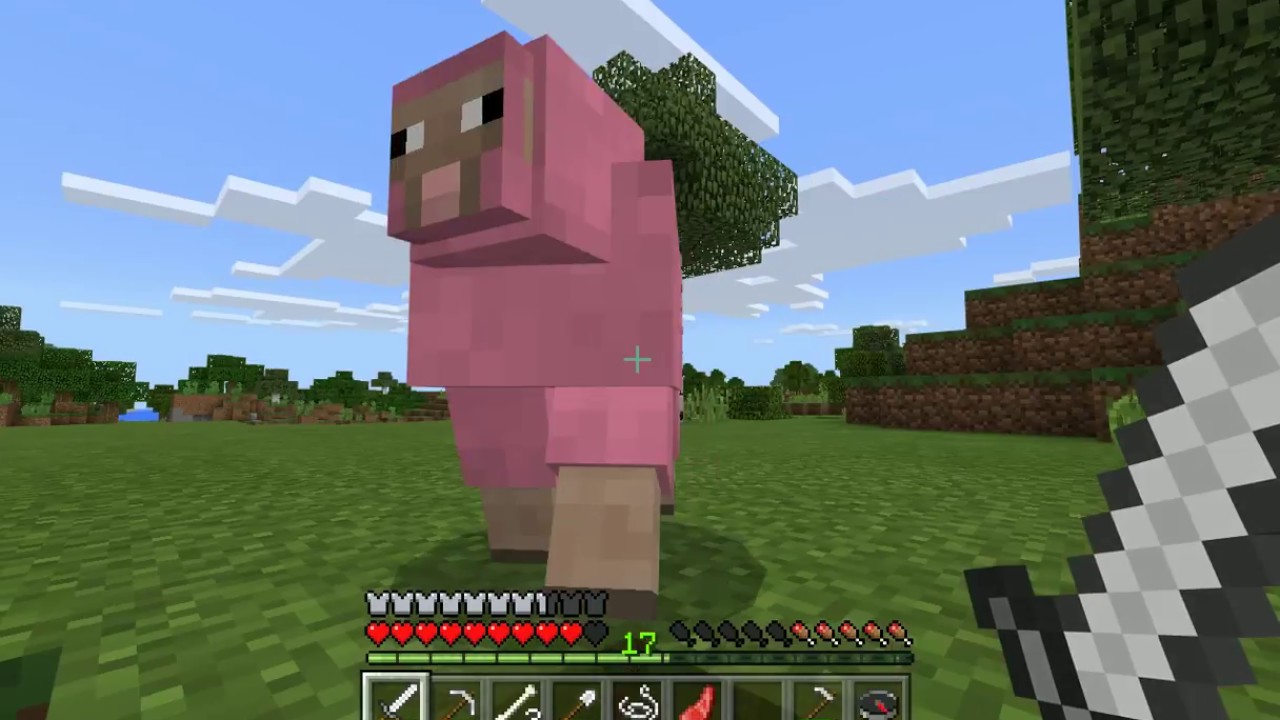 Minecraft (7) Pink Sheep Invades - YouTube