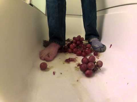 Barefoot Shoe Grape Crushing