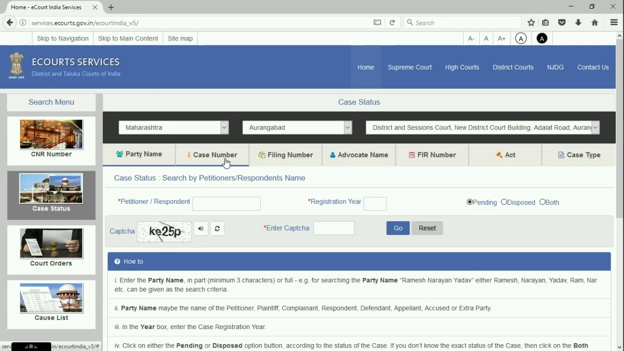 The case was by the court. Search Cases by Case number. Skip navigation. E Court KANGRA Case search by Case Type.