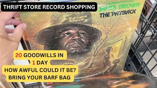 Thrift Store Vinyl Record Shopping | 20 Goodwills In 1 Day | See All The Carnage