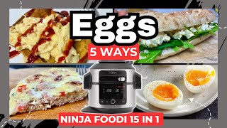 NINJA FOODI 15 in 1 *EGGS 5 WAYS* Fried | Hard Boiled | Scrambled | Soft Boiled | Omelette screenshot 5