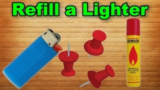 How to Refill a Lighter - Easy Way
