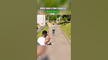 Watch Dogs 1 VS Watch Dogs 2 #shorts #trending #gaming #watchdogs2 #gta #gta6 #gta5 #gtarp #farcry