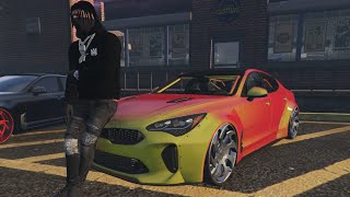 Cuttin Up In My New 2018 Kia Stinger GT Widebody | ProStreet Culture Rp | FiveM (PC)