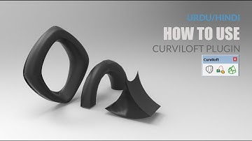 How To Use Curviloft Plugin In SketchUp Modeling - URDU/HINDI