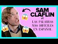 Sam Claflin intenta leer las palabras más difíciles en español