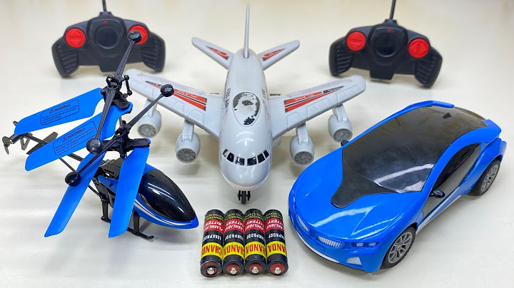 New RemoteControl RC IronMan Car with RC Flying Helicopter and RC Airbus Unboxing & Testing’Review 😍