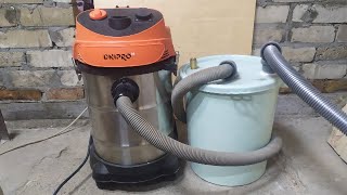 How to make a CYCLONE for a vacuum cleaner from a BUCKET in 5 minutes. With my own hands.