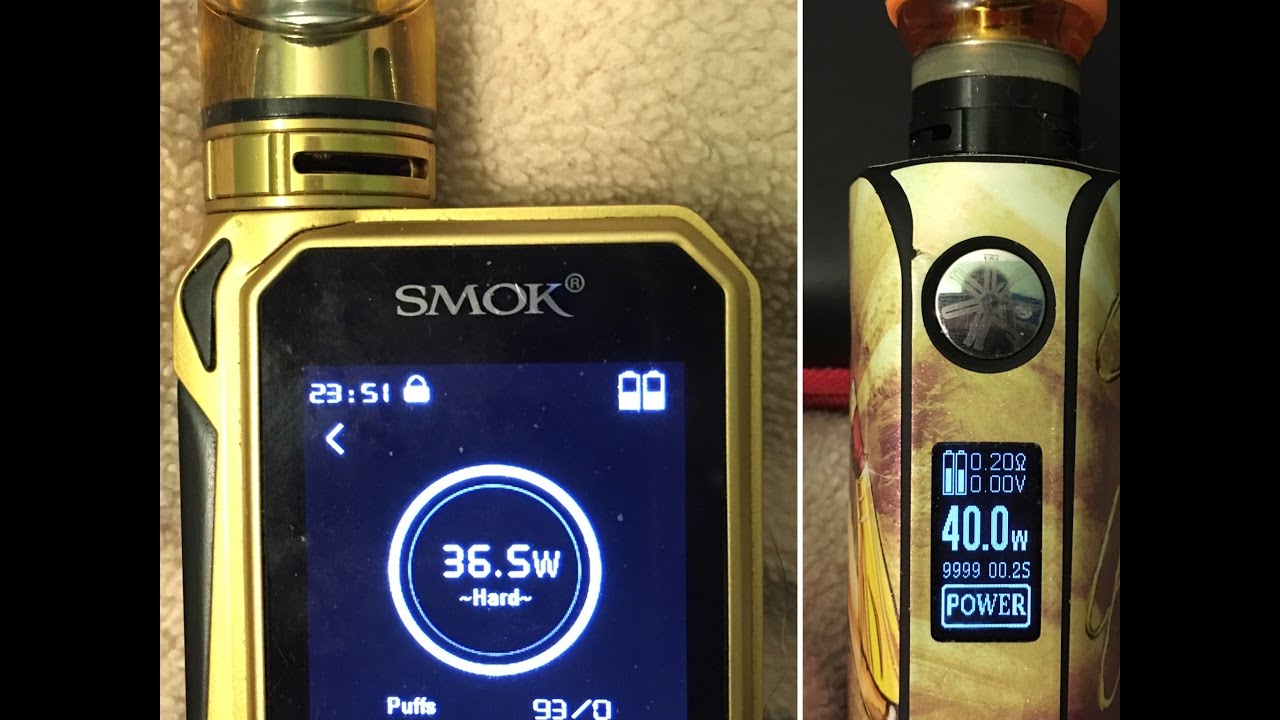 Minikin V2 VS The Smok G-Priv Touchscreen Mods - YouTube