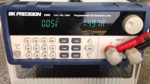 B+K Precision 8500, constant-resistance problem