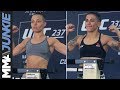 UFC 237: Jessica Andrade vs  Rose Namajunas weigh-in highlight