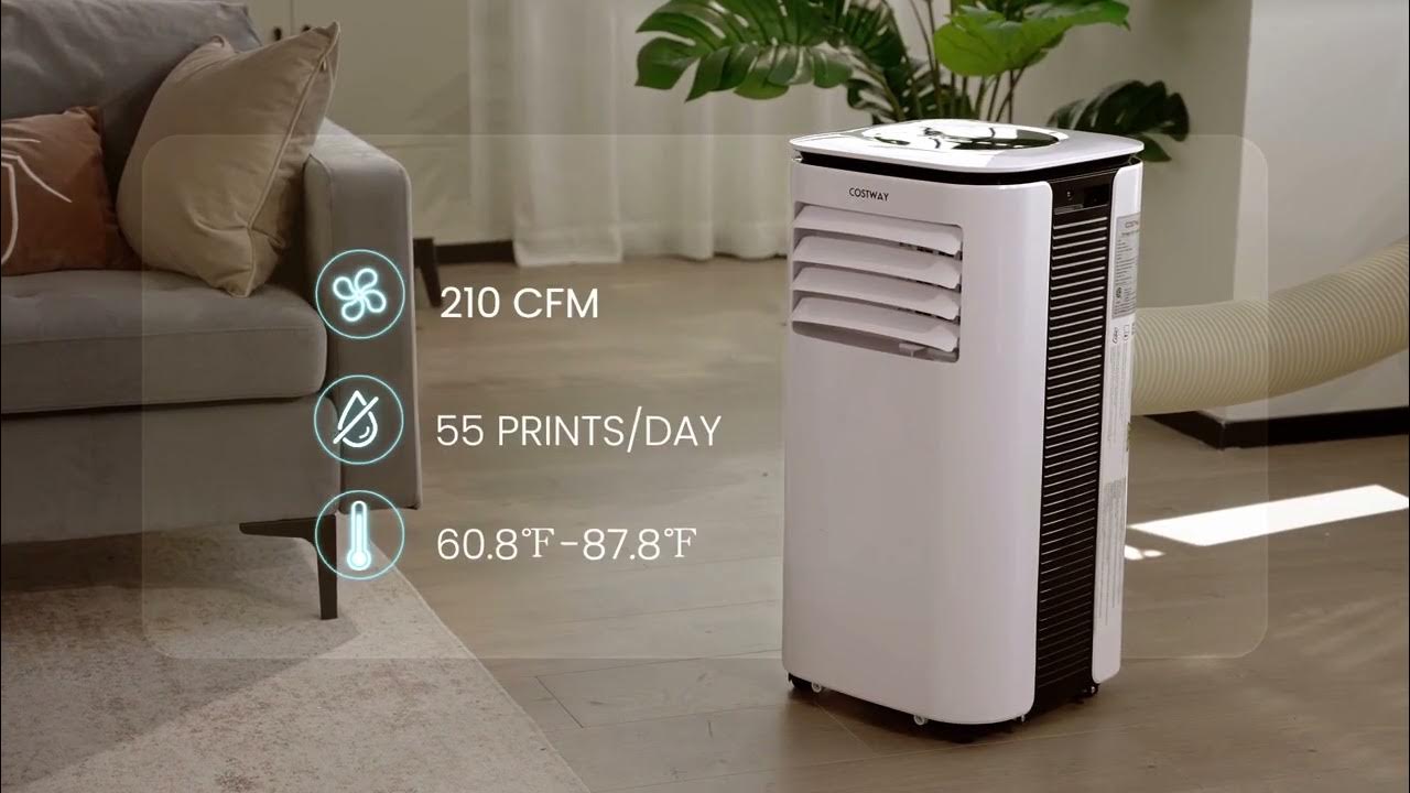 Costway 9000 BTU Portable Air Conditioner Review & Coupon Code