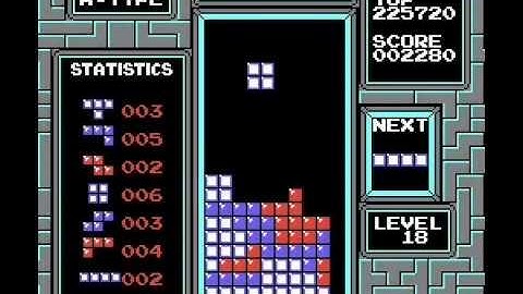 NES Tetris 508k (Level 18 start)