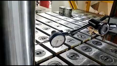 Perpendicularity Check of H Frame Press