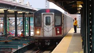 Nyct Subway R142 4 Train At Burnside Avenue Express During Platform Renovation