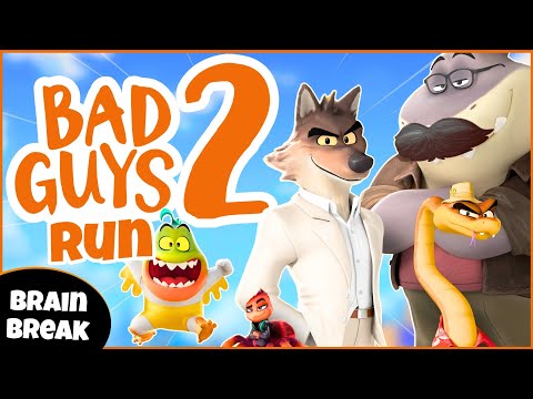 The Bad Guys 2 Run Brain Break Fitness Run GoNoodle Inspired