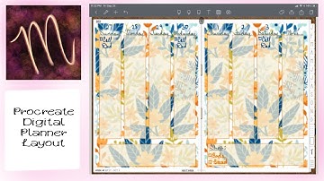 Procreate Digital Planner Layout